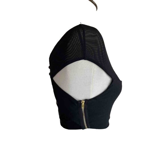 Nasty Gal Lux LA Mesh Cutout Off Shoulder Top M - Picture 12 of 13